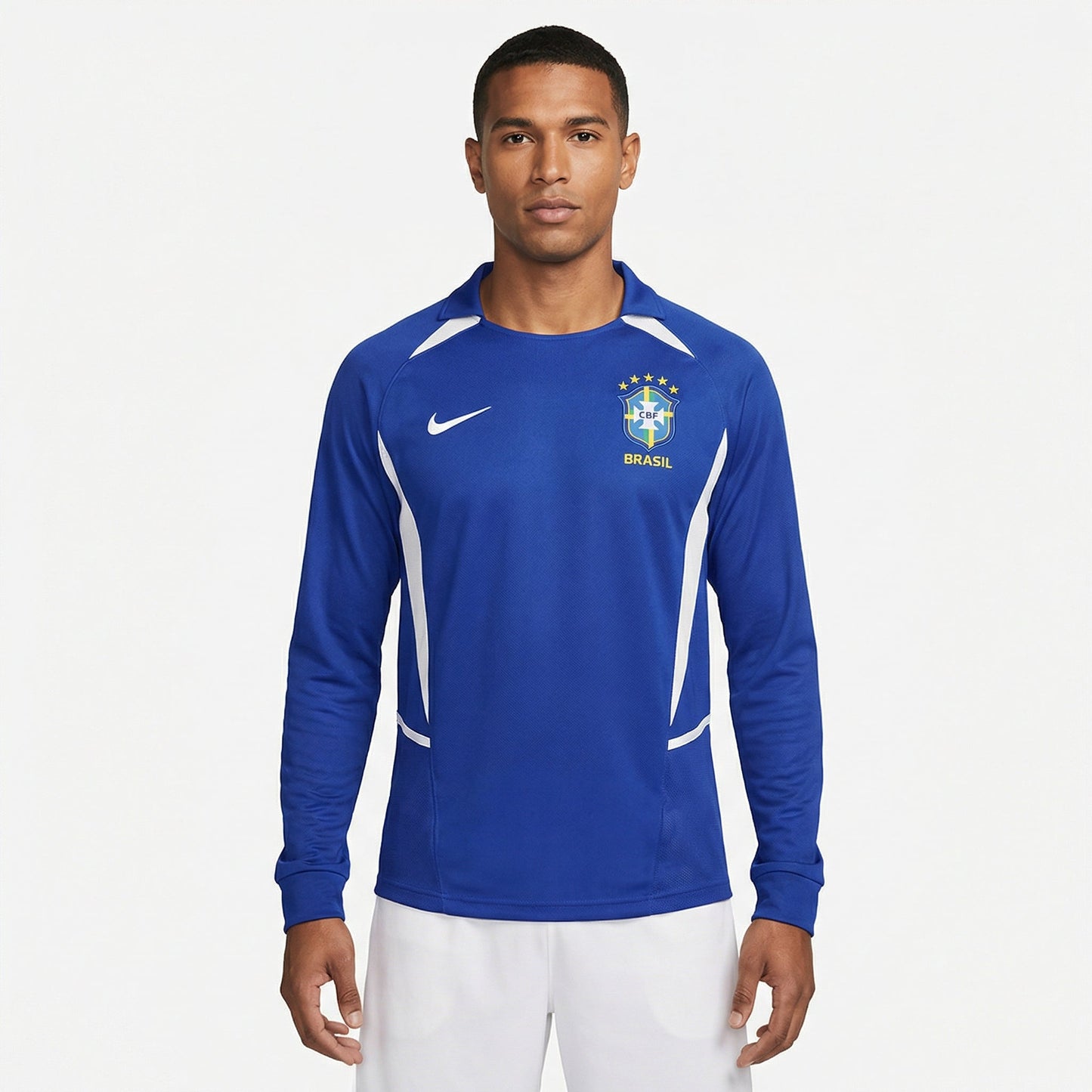 Jersey Brazil 2002 Retro Long Sleeve Go Jersey