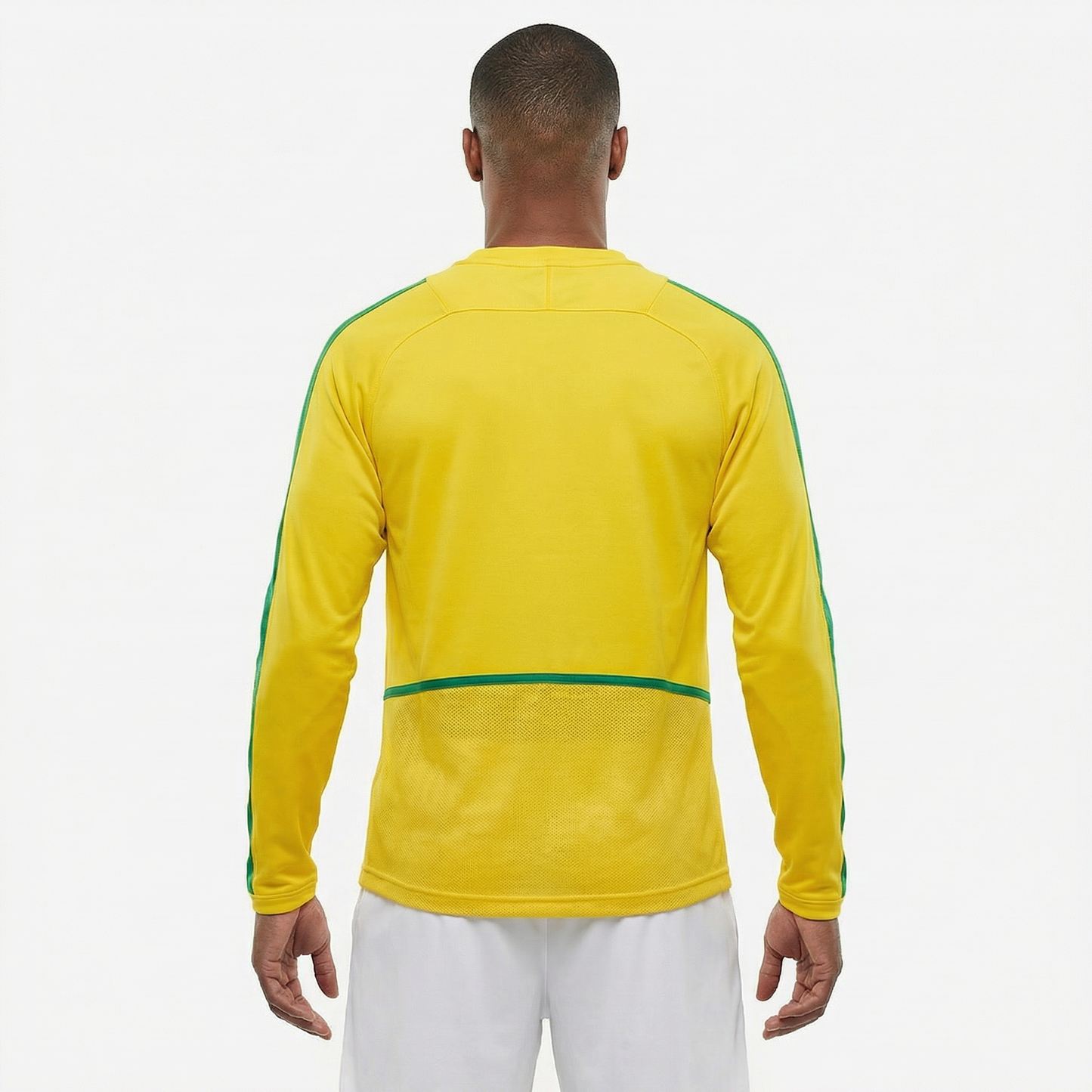 Jersey Brazil 2002 Home Retro Long Sleeve Go Jersey