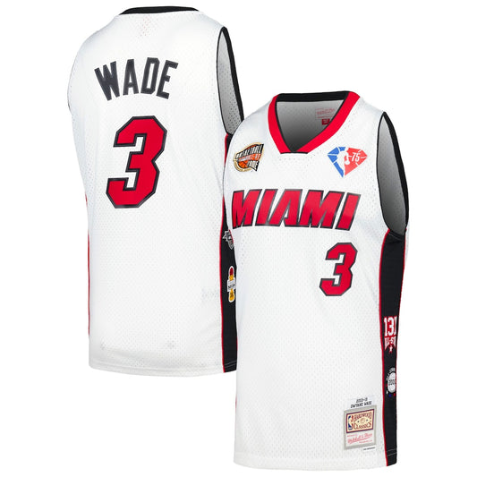 Dwyane Wade Miami Heat Unisex Hall of Fame Class of 2023 Throwback - White
