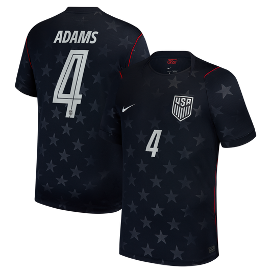 Tyler Adams USMNT Nike 2026 Away Stadium Jersey - Blue