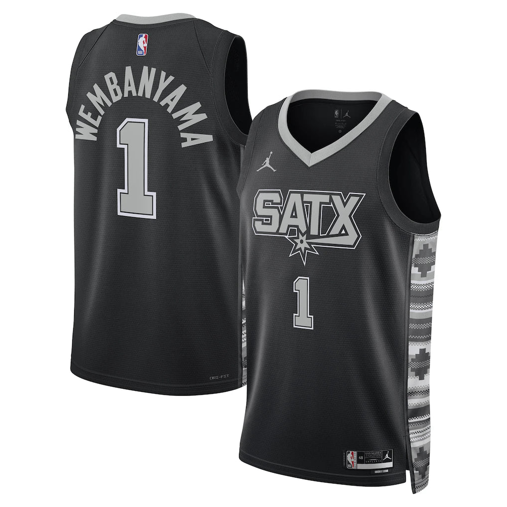 Victor Wembanyama San Antonio Spurs Unisex - Statement Edition - Black