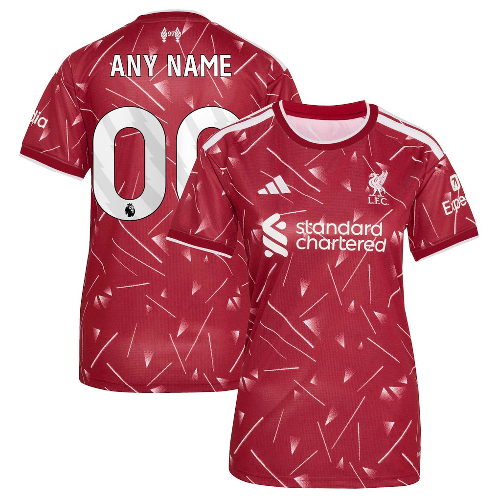 Liverpool adidas Women's 2026/27 Home Custom Jersey - Red