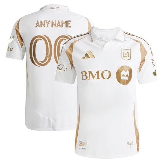 LAFC 2025 Secondary Custom Jersey - White