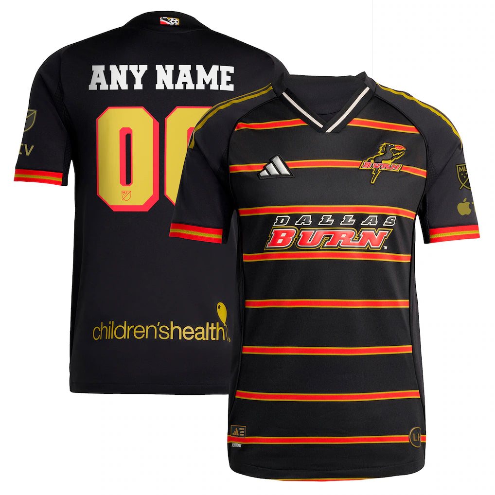 FC Dallas 2025 Third Custom Jersey - Black