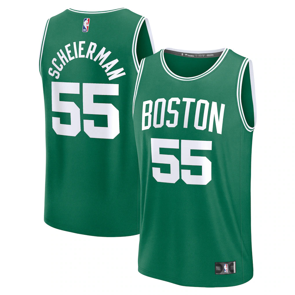 Baylor Scheierman Boston Celtics 2024 NBA Draft Player Jersey - Icon Edition - Kelly Green