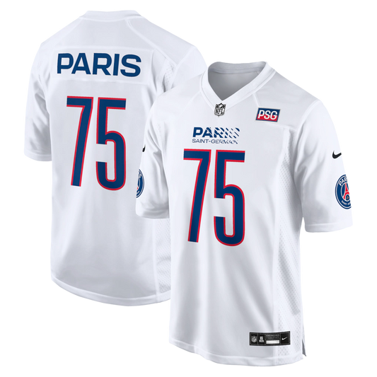Paris Saint-Germain 2025 Soccer x NFL Game Jersey - White