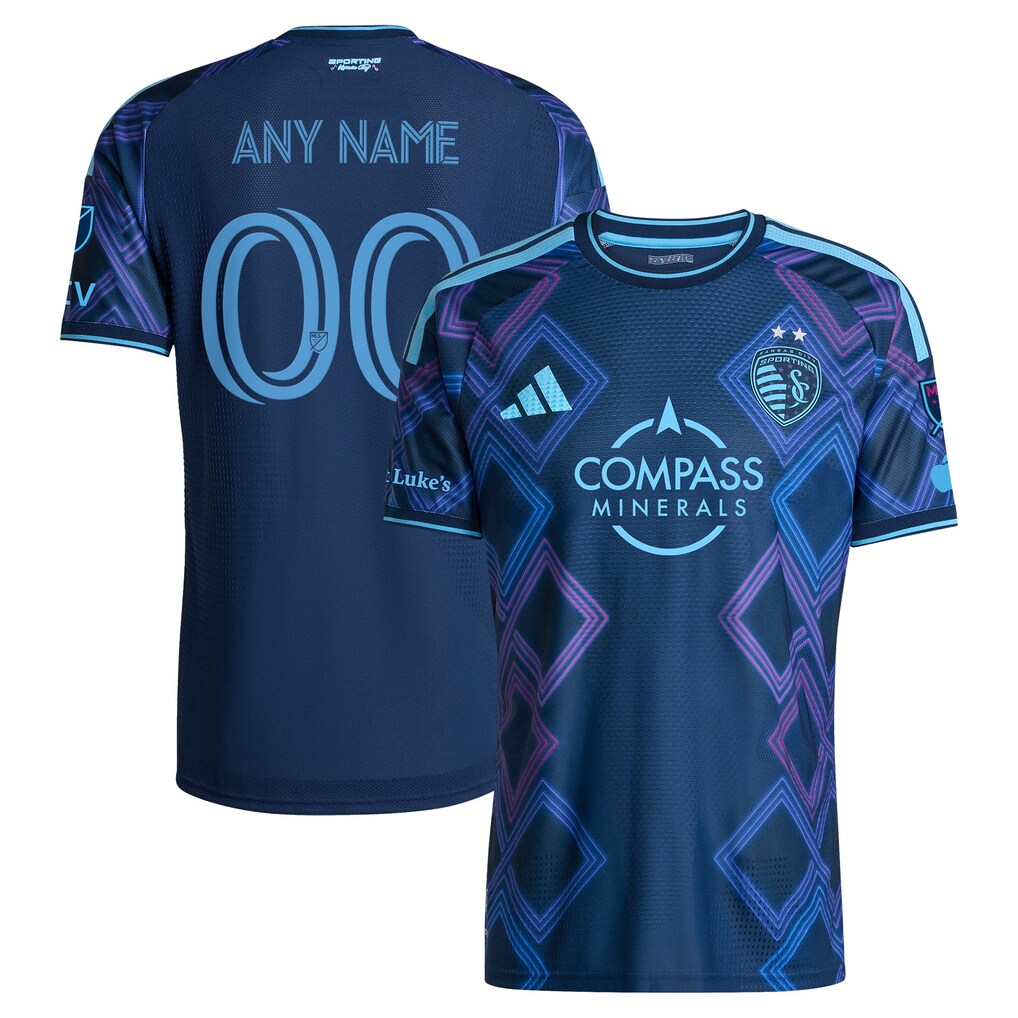 Sporting Kansas City 2026 The 18th & Vine Kit On-Field Patch Custom Jersey - Blue