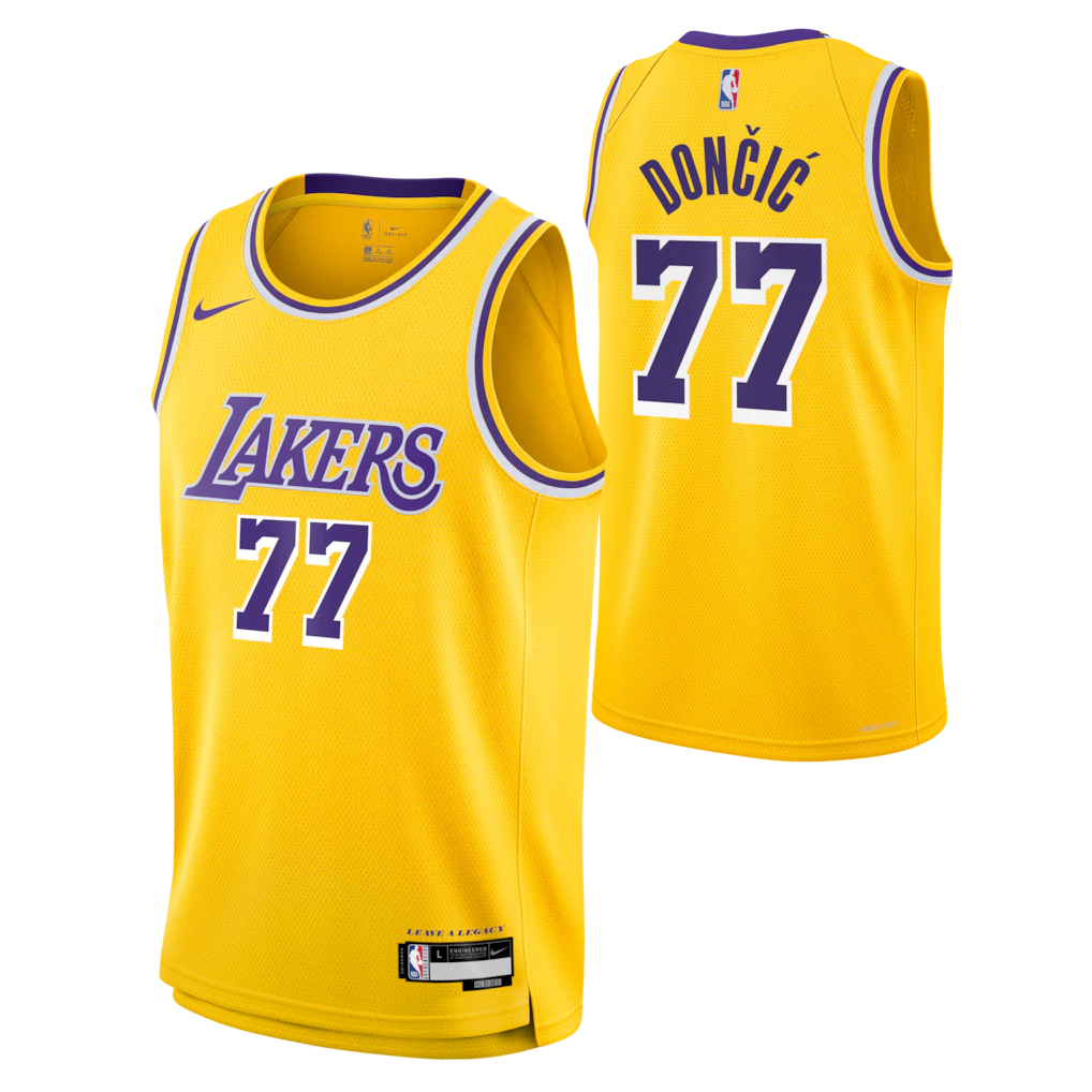 Luka Dončić Los Angeles Lakers Unisex - Icon Edition - Gold