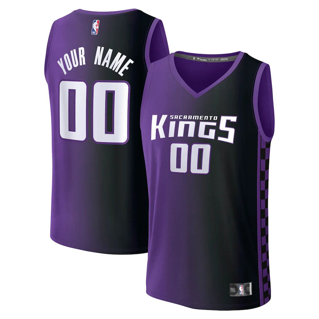 Sacramento Kings Custom Jersey - Statement Edition - Purple