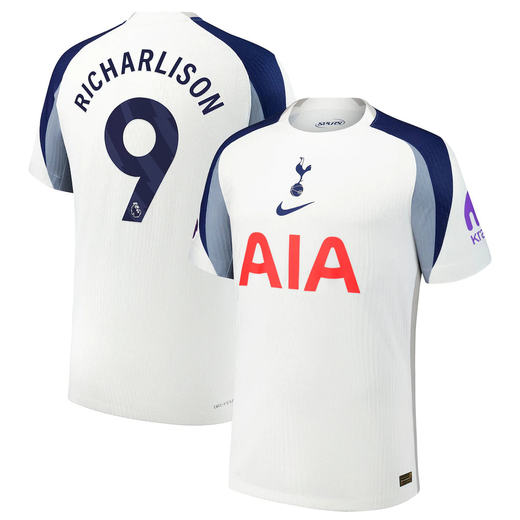 Richarlison Tottenham Hotspur 2025/26 Home Player Jersey - White