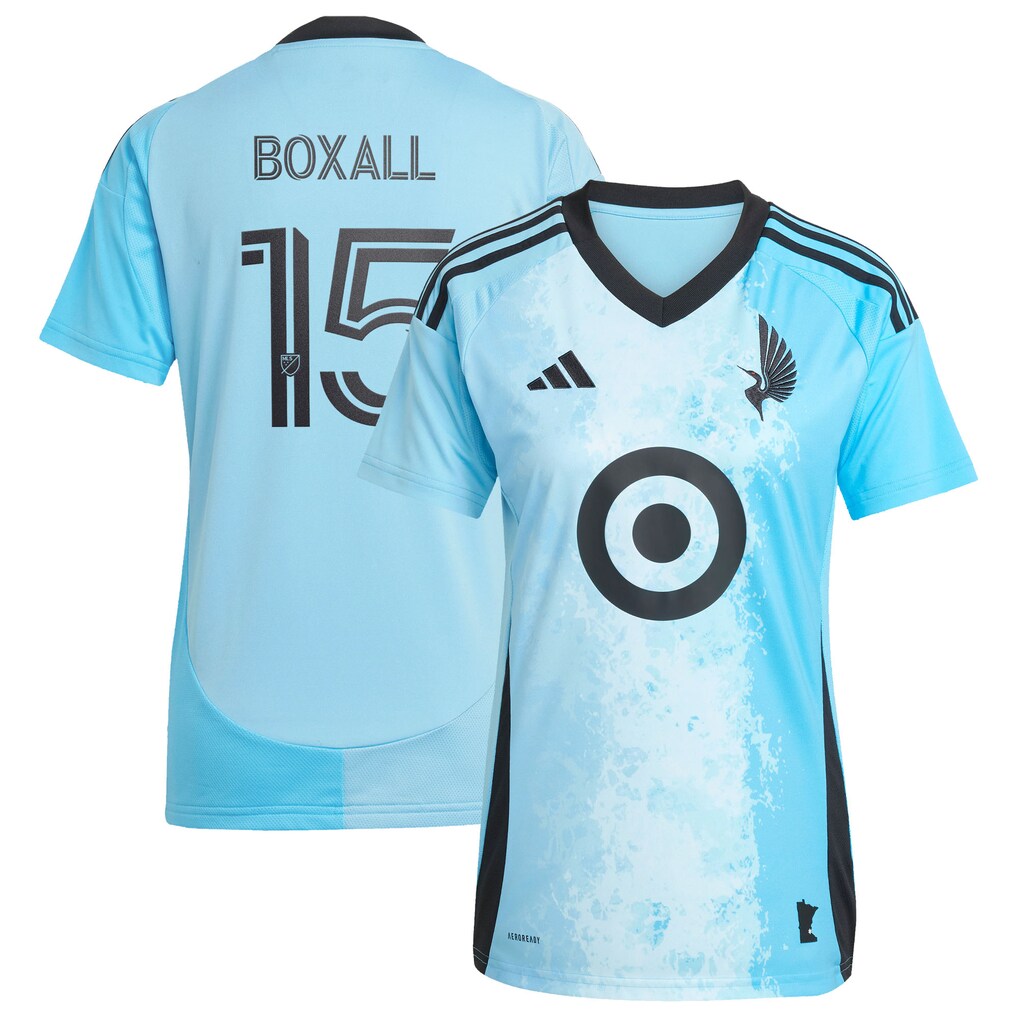Michael Boxall Minnesota United FC adidas Women's 2025 CONVERGENCE Jersey - Blue