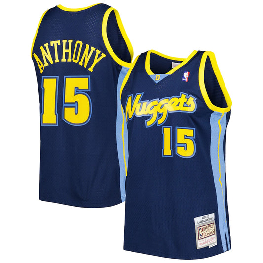 Carmelo Anthony Denver Nuggets Hardwood Classics - Navy