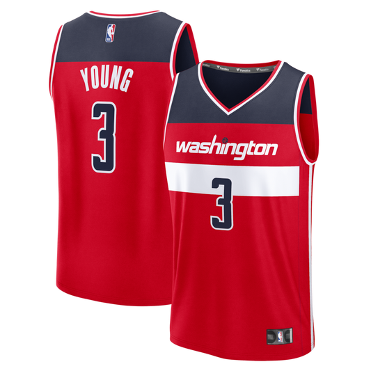 Trae Young Washington Wizards Jersey - Icon Edition - Red