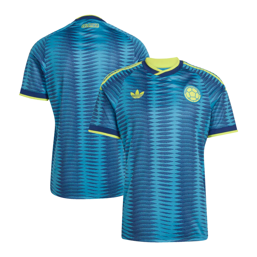 Colombia National Team adidas 2026 Away Jersey - Turquoise