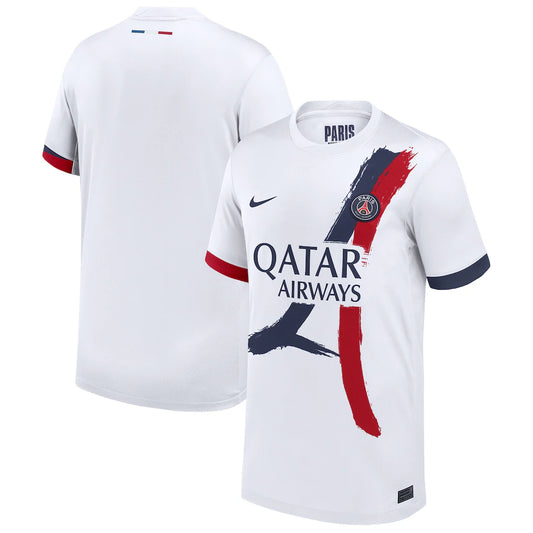 Paris Saint-Germain Nike Youth 2025/26 Away Jersey - White