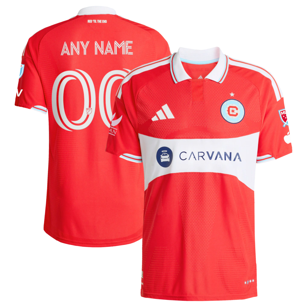 Chicago Fire 2026 Forever Red On-Field Patch Custom Jersey - Red