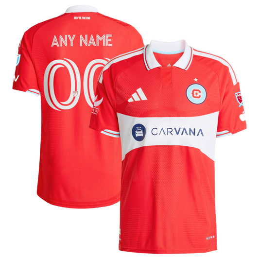 Chicago Fire 2026 Forever Red On-Field Patch Custom Jersey - Red