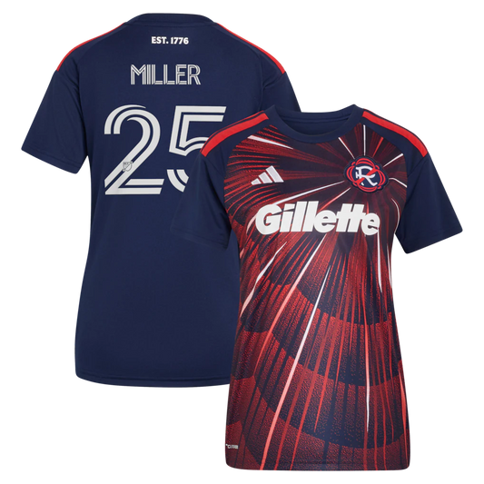 Peyton Miller New England Revolution adidas Women's 2026 Independence Day Jersey - Blue