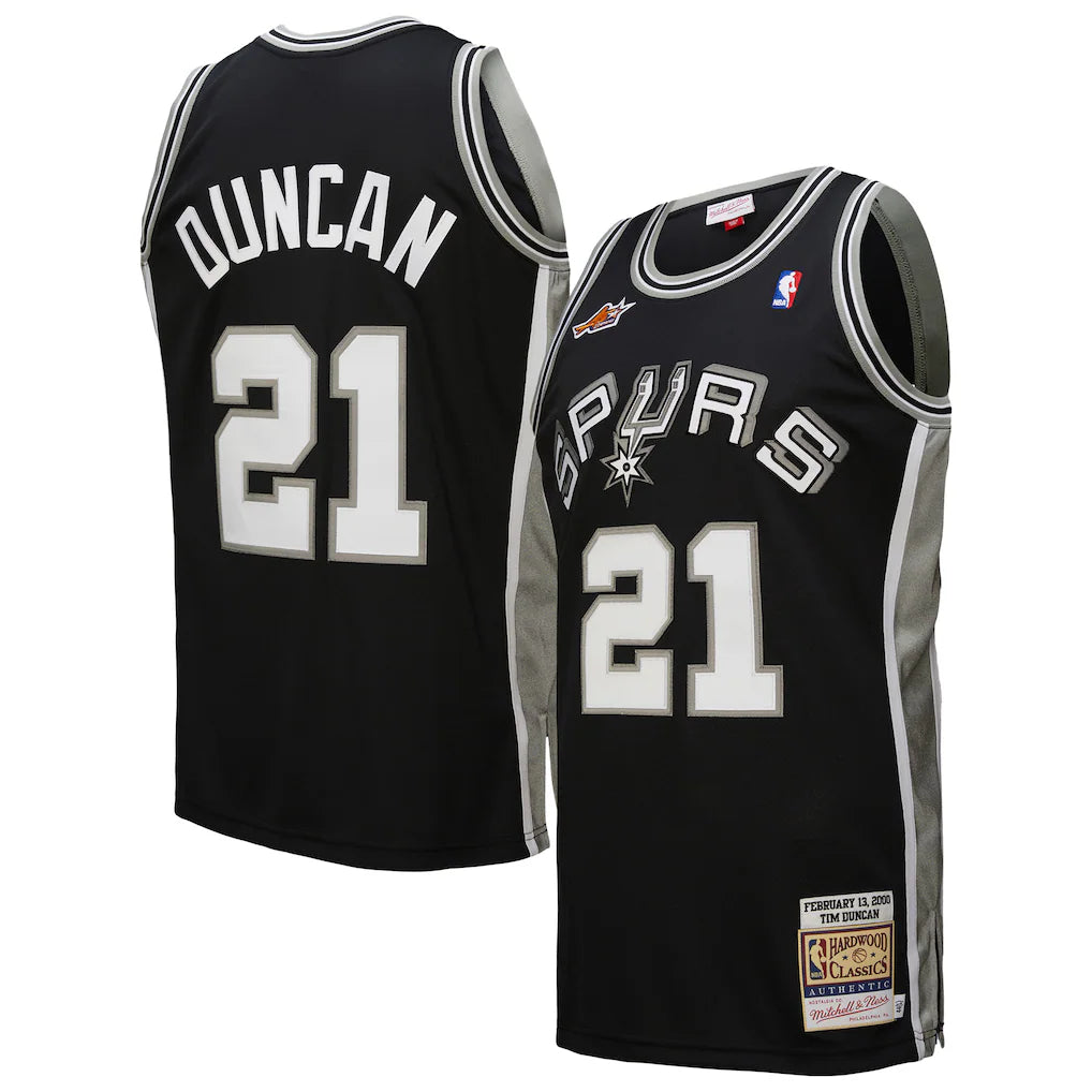 Tim Duncan San Antonio Spurs 2000 NBA All-Star Game - Black