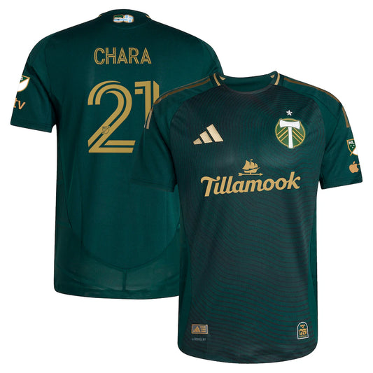 Diego Chara Portland Timbers 2025 Forever Green & Gold Player Jersey - Green