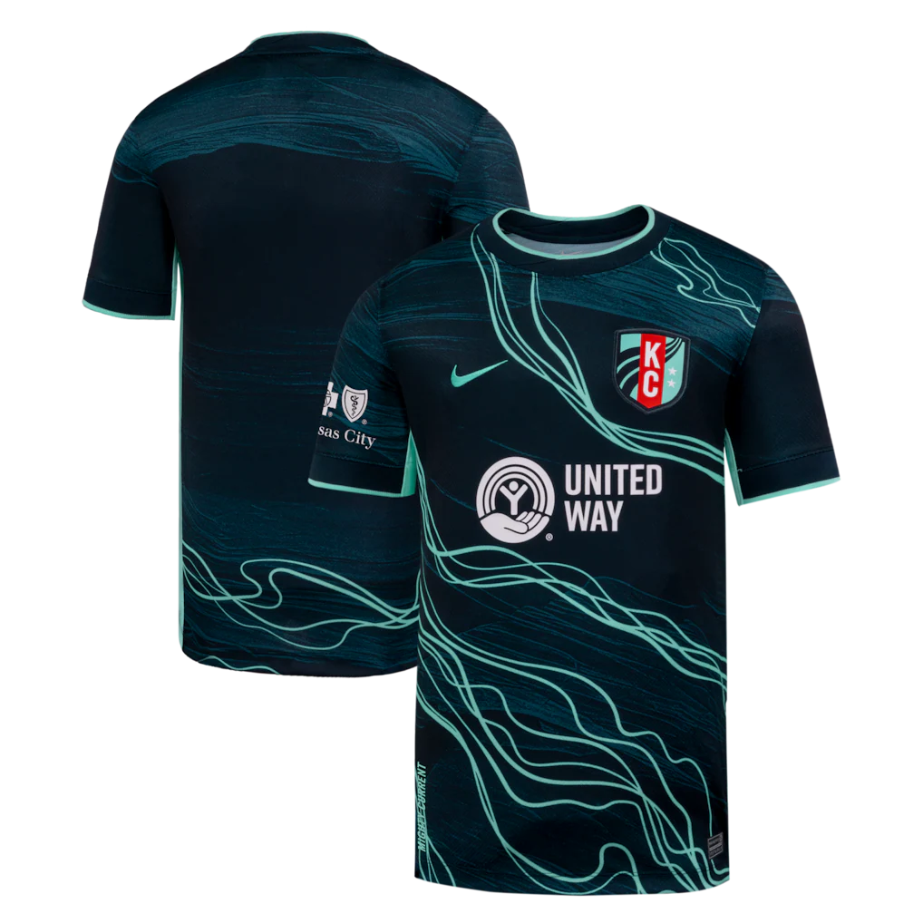 Kansas City Current Nike Youth 2026 Third Stadium Jersey - Navy