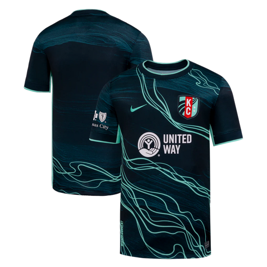 Kansas City Current Nike Youth 2026 Third Stadium Jersey - Navy