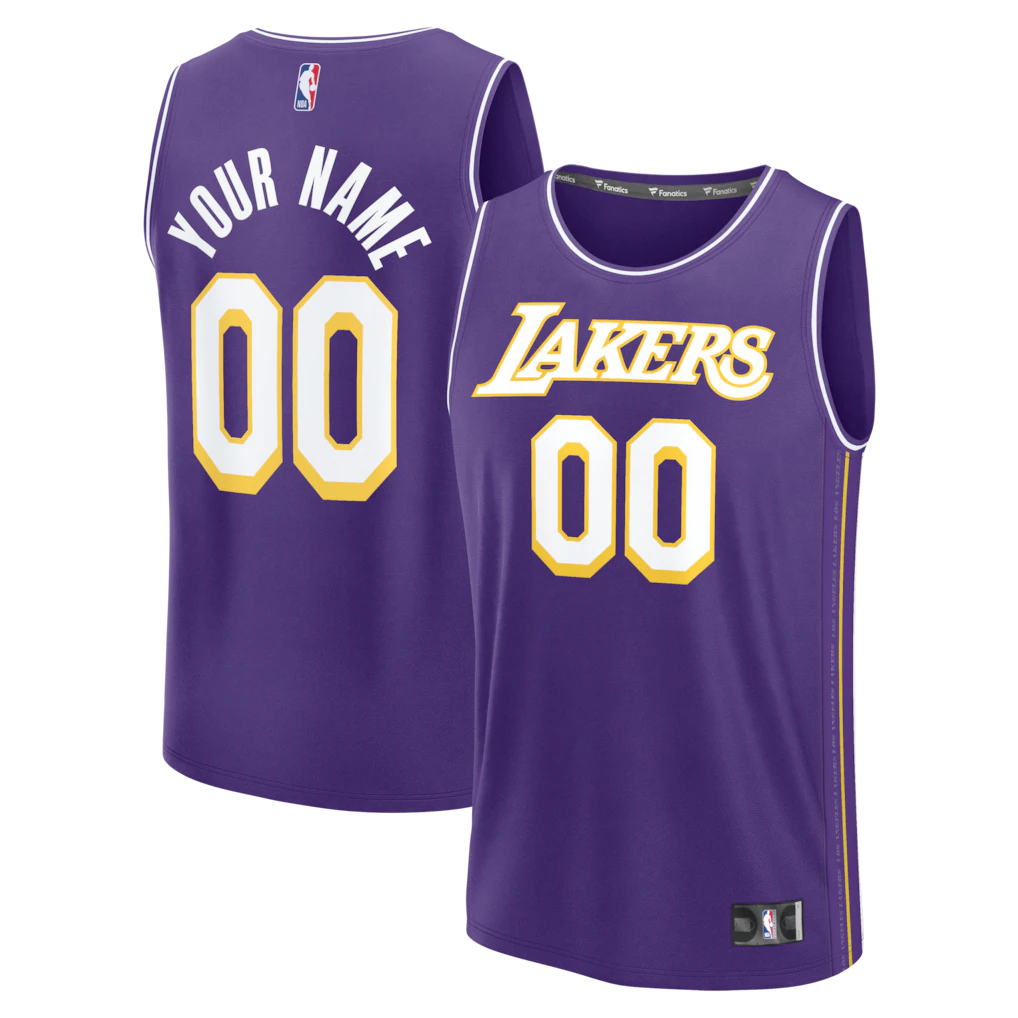 Los Angeles Lakers Custom Jersey - Icon Edition - Purple