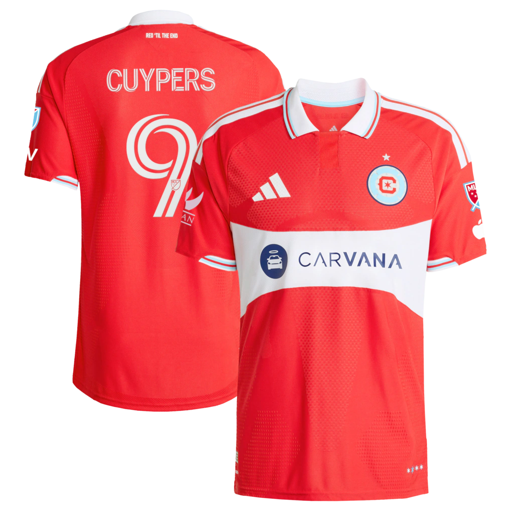 Hugo Cuypers Chicago Fire 2026 Forever Red On-Field Patch Jersey - Red