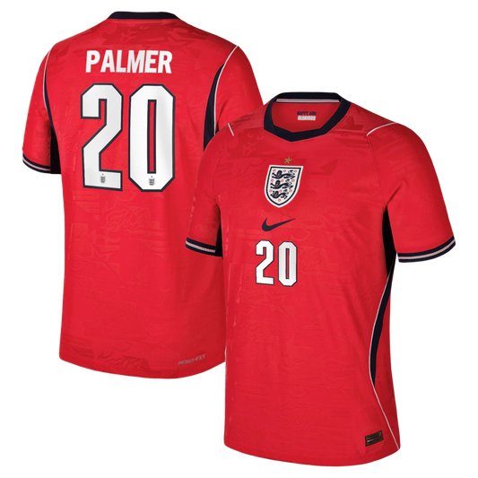 Cole Palmer England National Team 2026 Away Match - Red