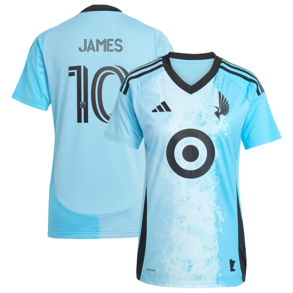 James Rodriguez Minnesota United FC adidas Women's 2025 CONVERGENCE Secondary Jersey - Blue