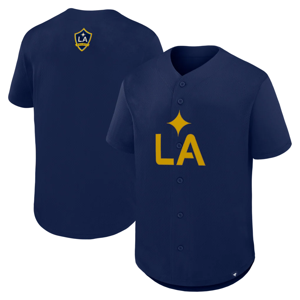LA Galaxy Maximum Intensity Button-Up Jersey - Navy