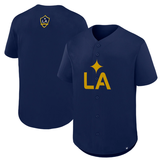 LA Galaxy Maximum Intensity Button-Up Jersey - Navy