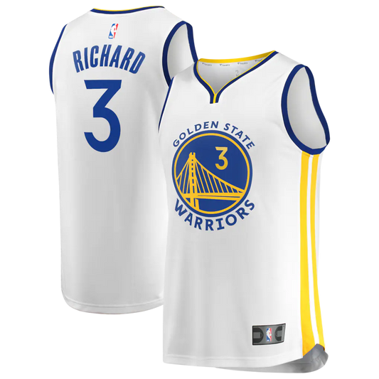 Will Richard Golden State Warriors Fanatics Fast Break Jersey - White - Association Edition