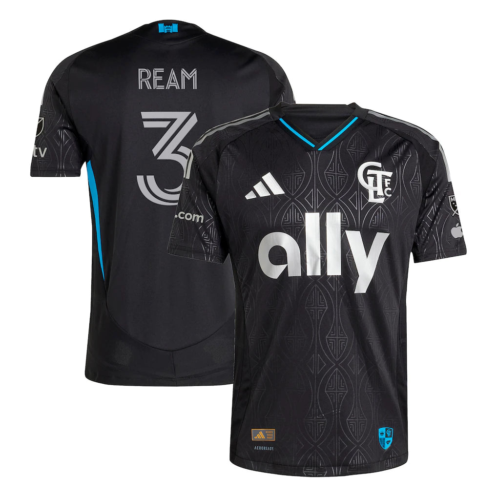 Tim Ream Charlotte FC 2025 Fortress Kit Player Jersey - Black