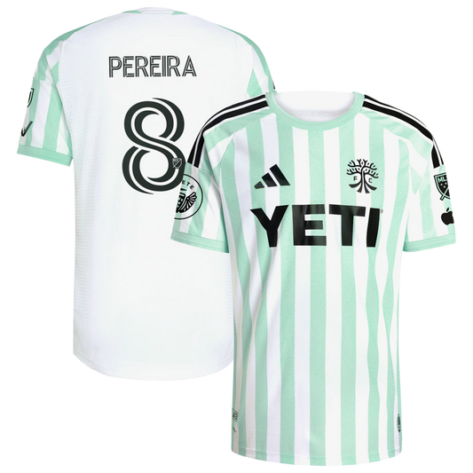 Daniel Pereira Austin FC 2026 The Rooted Kit On-Field Patch Jersey - White