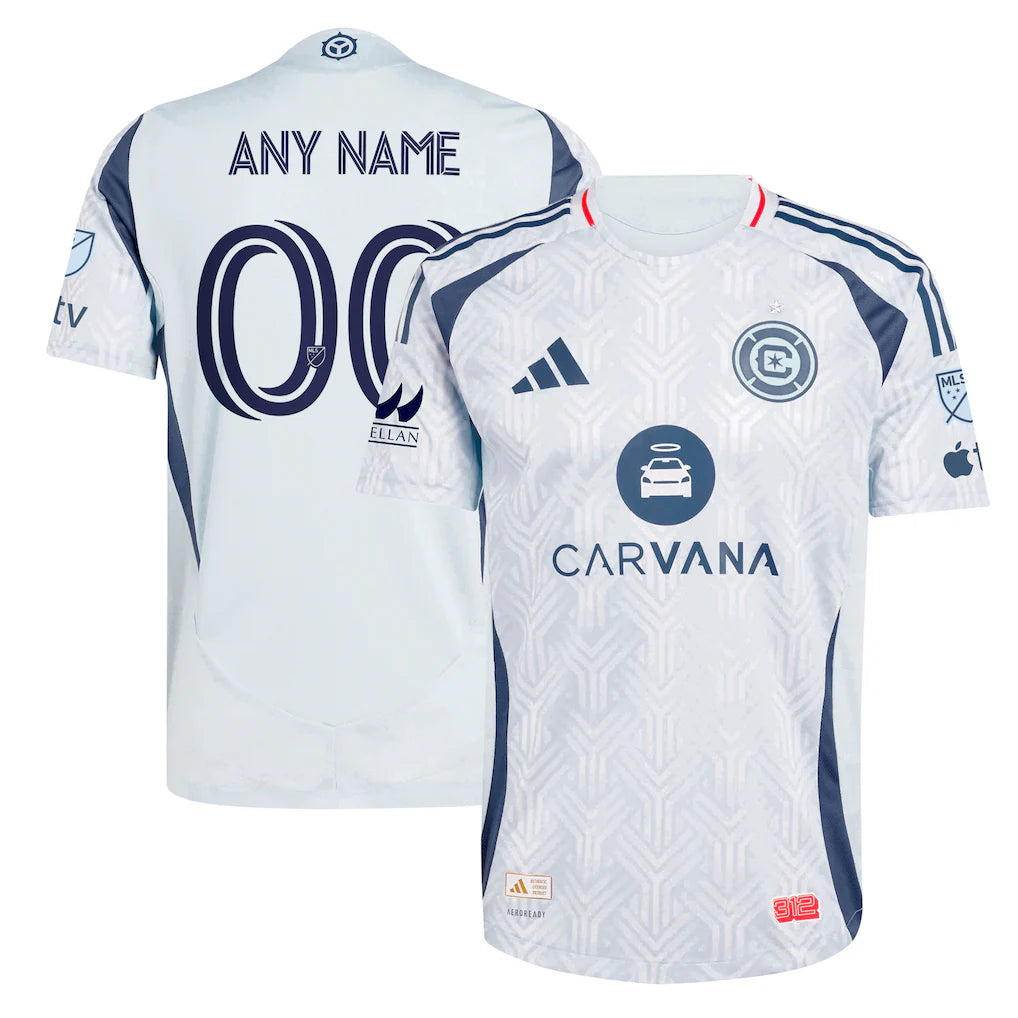 Chicago Fire 2025 The Municipal Kit Custom Jersey - Light Blue