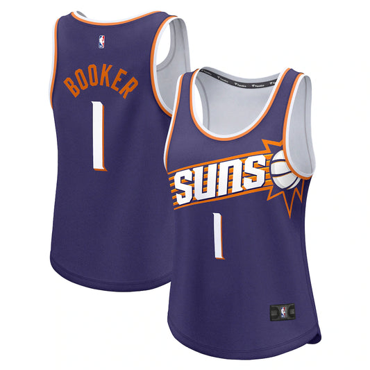 Devin Booker Phoenix Suns Women's Player Jersey - Icon Edition - Purple