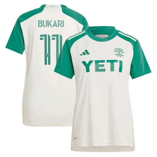 Osman Bukari Austin FC adidas Women's 2024 The Armadillo Kit Player Jersey - Tan