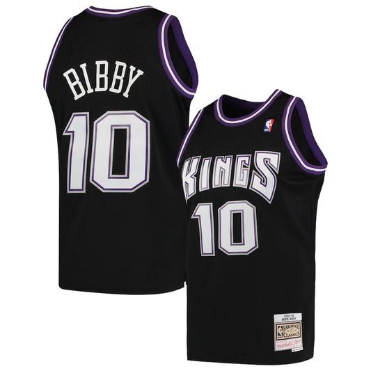 Mike Bibby Sacramento Kings Hardwood Classics - Black