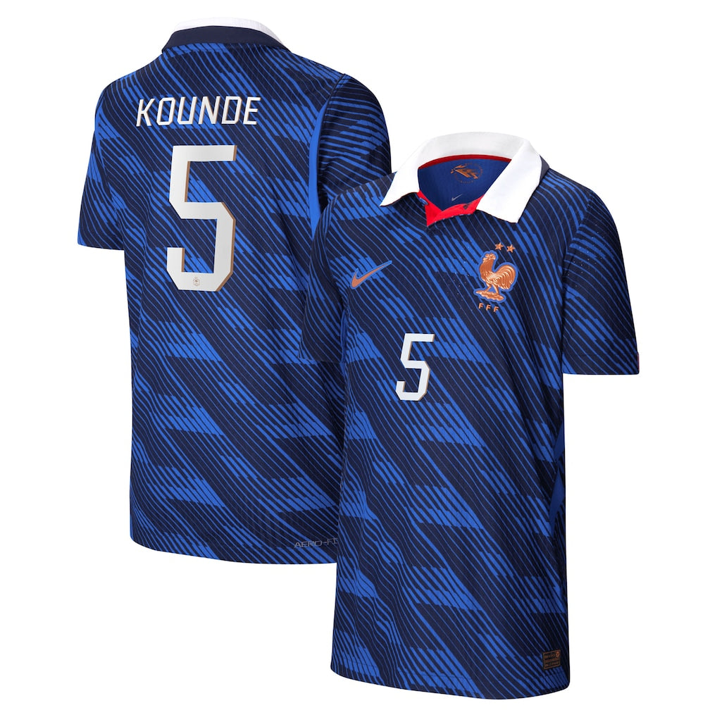 Jules Koundé France National Team Youth 2026 Home Match - Blue