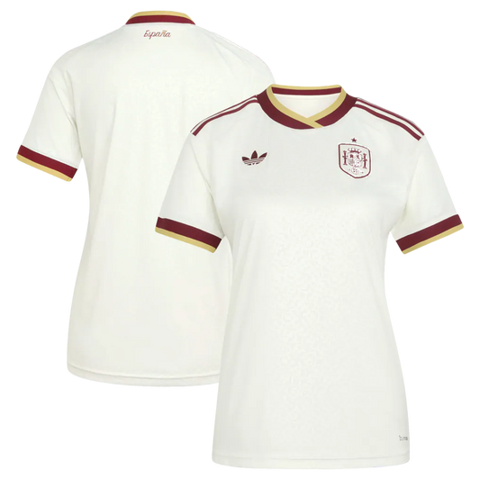 Spain National Team adidas Women's 2026 Away Jersey - White