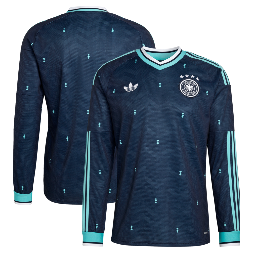 Germany National Team adidas 2026 Away Long Sleeve Jersey - Navy