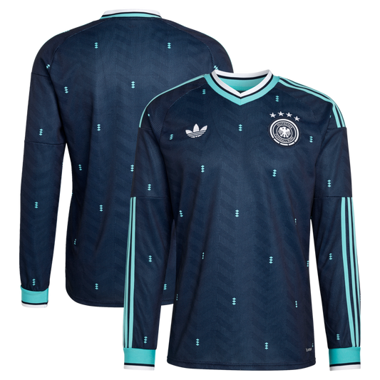 Germany National Team adidas 2026 Away Long Sleeve Jersey - Navy