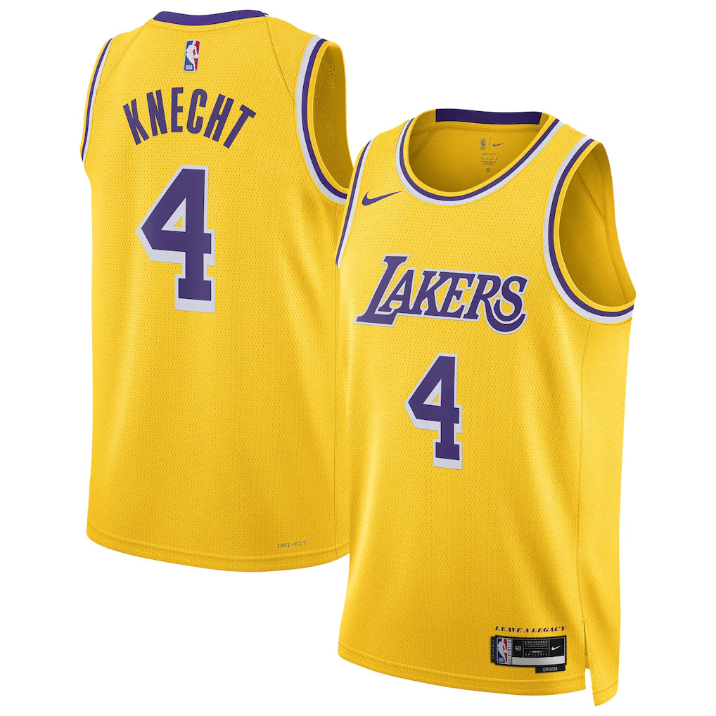 Dalton Knecht Los Angeles Lakers Unisex - Gold