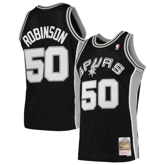 David Robinson San Antonio Spurs 1991/92 Hardwood Classics - Black