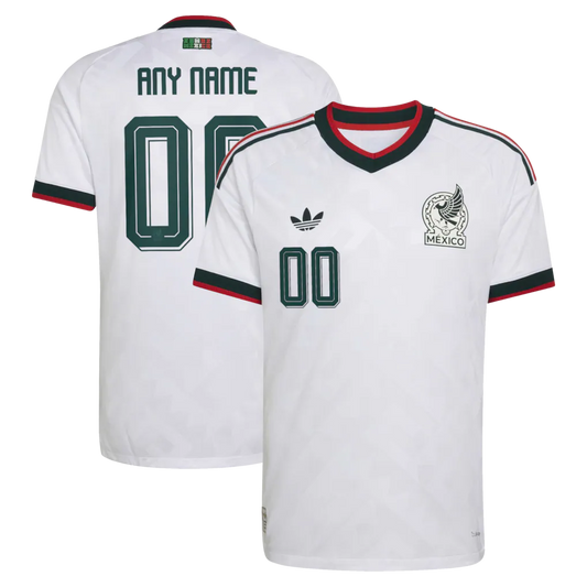 Mexico National Team 2026 Away On-Field Custom Jersey - White