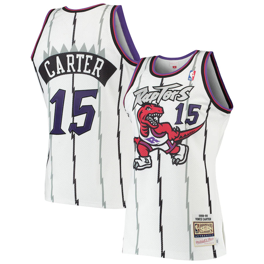 Vince Carter Toronto Raptors 1998/99 Hardwood Classics - White