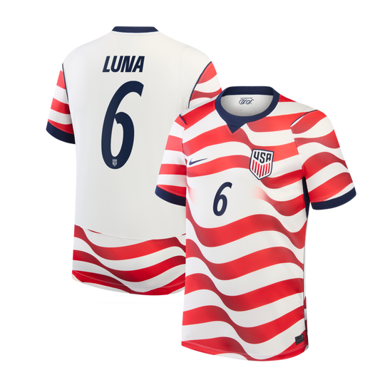 Diego Luna USMNT Nike 2026 Home Stadium Jersey - White
