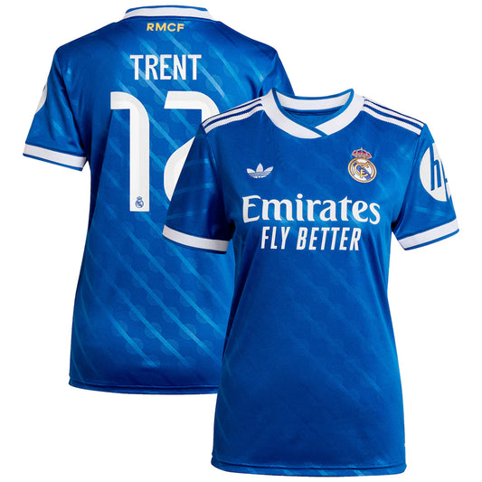 Trent Alexander-Arnold Real Madrid adidas Women's 2025/26 Third Player Jersey - Blue