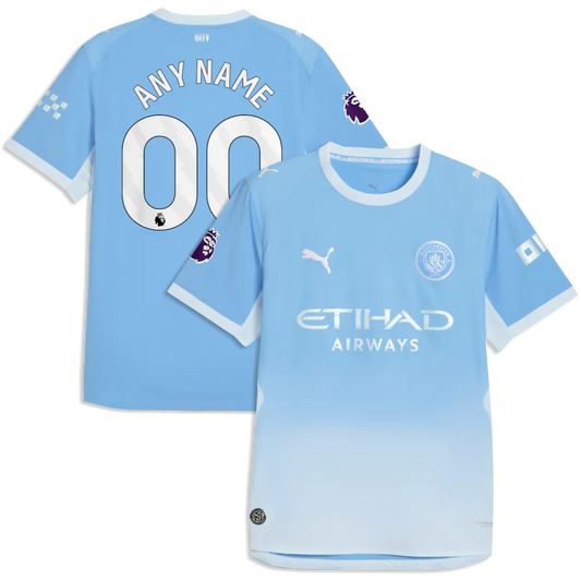 Manchester City 2026/27 Home On-Field Custom Jersey - Light Blue